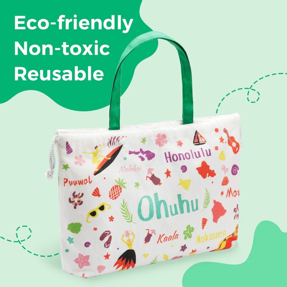 Ohuhu Canvas Gift Bag forMulti-purpose (Mexico... White & Green Women's Tote Bag